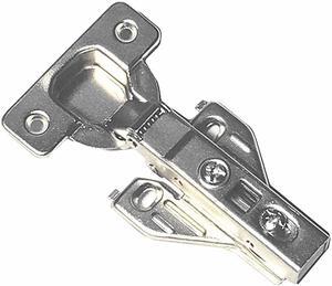 1 Piece Clip on Soft Close Hinges 105 Degree Self Close for Frameless Cabinet with Mounting Plates Full Overlay Premium Included Screws 1 Piece 00mm Kitchen Cabinet Furniture Hardware Single Pack