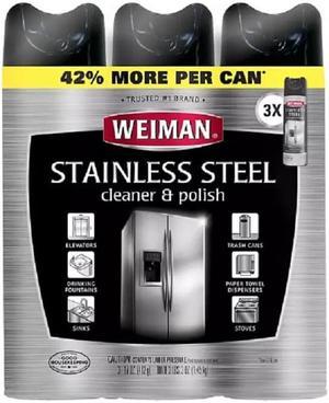 Weiman Stainless Steel Wipes, 4 Canisters WMN92CT