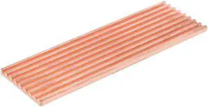 Pure Copper Heatsink Cooler Heat Sink Thermal Conductive Adhesive for M.2 2280 PCI-E NVME SSD Blade Color: 2 mm