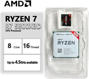 AMD Ryzen 7 5800X3D R7 5800X3D 3.4 GHz 8-Core 16-Thread CPU Processor 7NM L3=96M 100-000000651 Socket AM4 New but without fan AMD Ryzen 7 5800X3D R7 5800X3D 3.4 GHz 8-Core 16-Thread CPU Processor 7NM L3=96M 100-000000651 Socket AM4 New but without fan