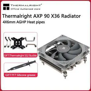 Thermalright AXP90 CPU Cooler Thin 47mm4 Heat Pipe Desktop PC Push Down Cooler for Intel 1155 1156 AMD AM4 Blade Color: AXP-90-X36 Thermalright AXP90 CPU Cooler Thin 47mm4 Heat Pipe Desktop PC Push Down Cooler for Intel 1155 1156 AMD AM4 Blade Color: AXP-90-X36