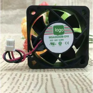 Inverter Cooling Fan MGA5024ZB-O15 for Yongli 24V 0.25A 2-wir 50*50*15mm