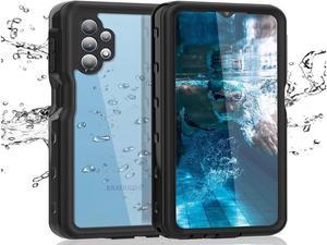 BONAEVER For Samsung Galaxy A32 5G Waterproof Case with Builtin Screen Protector Du Standproof Shockproof Case Underwater Protective Cover for Galaxy A32 5G