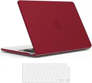 BONAEVER Compatible with MacBook Air 13.6 inch Case 2025 2024 2022 Model M4 A3240 A2681 M2 A3113 M3 with Liquid Retina Display Touch ID Protective Laptop Cover with Keyboard Cover Skin