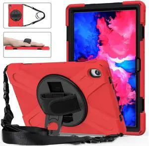 BONAEVER Case for Lenovo Tab P11 Plus / P11 11 inch 2022 2021 2020 TB-J606F TB-J606X TB-J616F TB-J607F with Stand Shoulder Strap Shockproof Cover