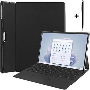 BONAEVER For Microsoft Surface Pro 9 case Multiple Angle Viewing Business Stand Cover for 13 inch Microsoft Surface Pro 9 2022 Release with Universal Stylus Pen