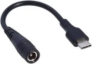 DC Type-c Female To 5.5*2.1 Female Cables 5521 Power Jack DC Power Conector 5.5x2.1 Adapter USB Type C Converter