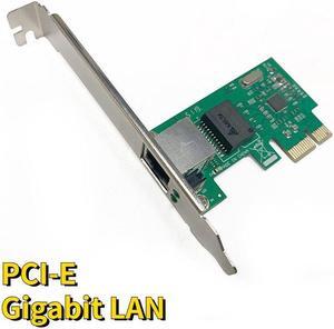 Single Port PCIe To RJ45 Port Gigabit Ethernet NIC Card 1000M PCI Express Network Card RTL8168E Chipset Lan Pci-e