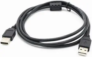 Double-headed Usb2.0 Data Cable USB2.0 Male-to-male-to-copy Wire Two-headed Usb Charging Cable Double-male USB Cable(30cm)