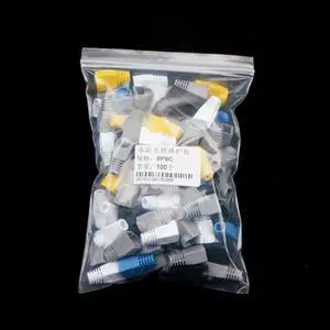 100PCS Multi-color CAT5e Crystal Head Sheath Ethernet Cable Protective Case Network Plug Socket Boot Cap RJ45 Connector Jacket