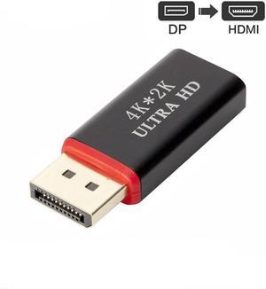DP To HDMI-compatible Adapter 4k * 2K DisplayPort Thunderbolt Plug Port Mini Converter Ultra HD for Laptop Projector TV Computer
