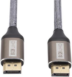 8K Display Port Cable 8K@60Hz 4K@120Hz DP Cable for Monitor Projector 4K@120Hz Display Port To DP 1.4 Cable for PC Laptop5M