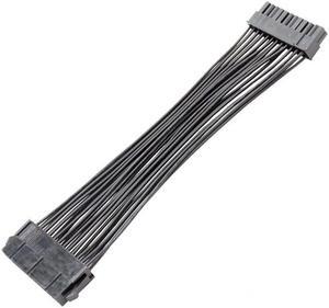 32cm PC PSU ATX 24 Pin Male To 24 Pin Female Motherboard Extension Power Cable(32cm)