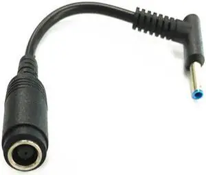 7.4*5.0 Female To 4.5*3.0 Elbow 7.4 To 4.5 Suitable for H-P D-ell Blue Tips Power Adapter Cable 13 Cm Adapter Connector Cable(3pcs)