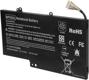11.4V Battery for HP Pavilion 13-A202NA 13-A203NA 13-A317CL 13Z-A000 15-U202NA 15-U203NA 13-A201TU