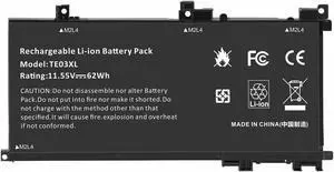 11.55V Battery for HP OMEN 15-ax103TX 15-ax210TX 15-ax211TX 15-ax212TX 15T-AX000 15T-AX2XX