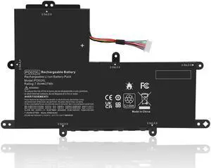7.6V Battery for HP PO02XL 824560-005 823908-1C1 823908-2C1 HSTNN-DB7G HSTNN-IB7G TPN-Q166