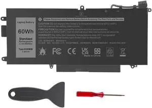60Wh K5XWW Battery for Dell Latitude 5289 E5289 7389 7390 2-in-1 L3180