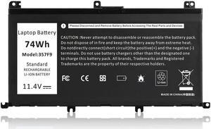 74Wh 357F9 Battery for Dell Inspiron INS15PD-1548B INS15PD-1548R INS15PD-1748B