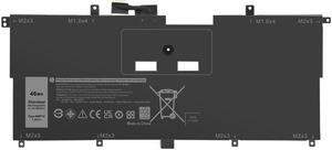 46W NNF1C Battery for Dell XPS 13 2 in 1 9365 XPS 13 9365 2-in-1 2017 series