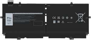 51Wh 7.6V Battery for Dell 52TWH MM6M8 0MM6M8 XX3T7 0XX3T7