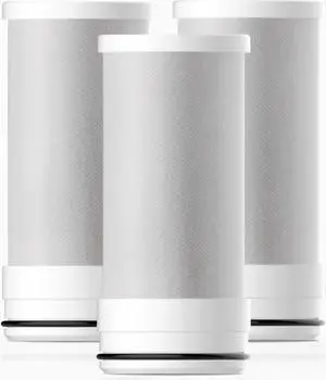 Mist RFMFS395 Replacement Filter for Faucet Mounted Filtration Systems Replaces Mist MFS094 MFS095 Carbon Block Filter, 3 Pack