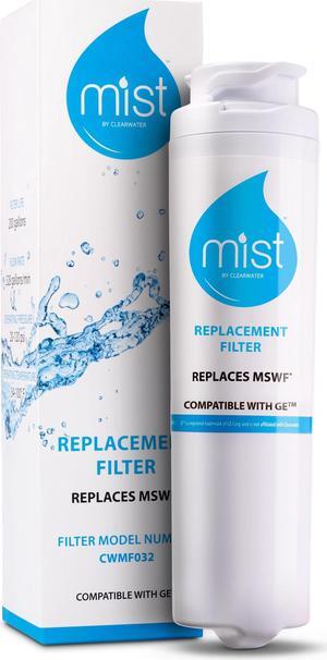 Mist MSWF Refrigerator Water Filter Replacement, Compatible with GE Models: 101820A, 101821B, 101821, 1 Pack - Mist