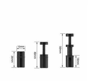 Graphics Card GPU Support Bracket, Adjustable Height GPU Sag Stand Bracket with Magnet and Non-Slip Sheet, GPU Holder for Prevent Universal VGA Graphics Card Sag - 26-50mm" - Black