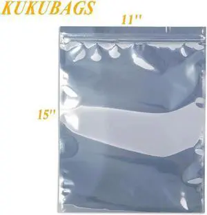 100pcs 11x15 inch Anti Static Bag with Static Free Bag for Electronics, Large Resealable Non Static Bags for Most of Computer Accessories 100pcs 11x15 inch Anti Static Bag with Static Free Bag for Electronics, Large Resealable Non Static Bags for Most of Computer Accessories