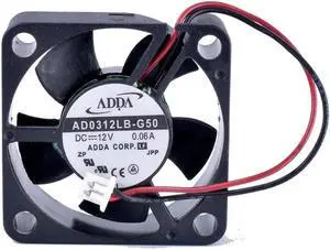 AD0312LB-G50 3010 30mm fan 30x30x10mm 12V 0.06A Double ball bearing router large air volume cooling fan
