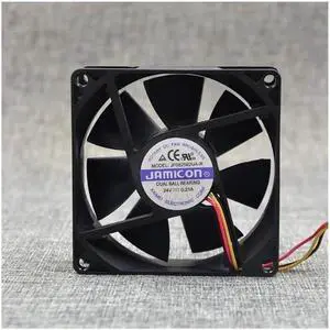 Original JAMICON 8CM 8025 24V 0.21A Fan JF0825B2UA-R 3 Line Double Roll Original JAMICON 8CM 8025 24V 0.21A Fan JF0825B2UA-R 3 Line Double Roll