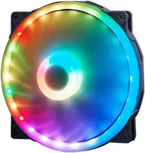 200mm ARGB Fan Premium Addressable RGB Fan Silent PWM Cooling Fan for PC Control Lighting LED Case Fan