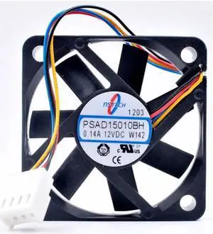 PSAD15010BH 5cm 50mm fan DC12V 0.14A double ball bearing 4 lines pwm computer motherboard CPU cooling fan