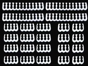 24 Pieces Set = 24-pin x 4, 8-pin x 12, 6-pin x 8 Cable Comb for 3 mm Cable Gesleeved Up To 3.4 mm/0.13inch) White