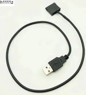 SATA to USB Power Cable Adapter USB 5V Male To 15Pin SATA Female Port Power Supply For 2.5 inch Laptop SATA HDD 22AWG Black 50cm