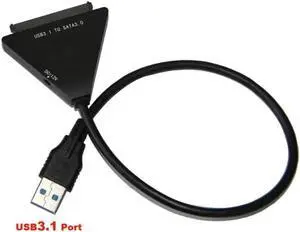 USB 3.1 TO SATA 3.0 Female 2.5" 3.5" Hard Disk Drive SSD Adapter Cable USB3.1 Type-A TO SATA III HDD converter cable
