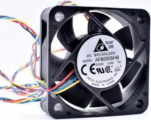 AFB0505HB 5cm 50mm fan 50x50x15mm DC5V 0.45A 4 lines pwm large air volume cooling fan