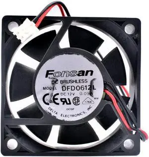 FONSAN DFD0612L 6cm 6020 60mm fan 60x60x20mm 12V 0.09A chassis power cooling fan