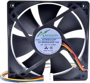 New ANCHAOPU AFB1212SH 12cm 12025 120mm fan 12V 0.80A 4 lines 4pin high speed server computer chassis power cooling fan