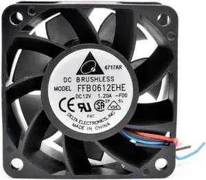 FFB0612EHE 6cm 60mm fan 60x60x38mm DC12V 1.20A server chassis large air volume cooling fan