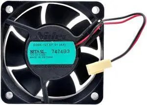 D06K-12TS7 6cm 60mm fan 60x60x25mm DC12V 0.02A Ultra-quiet cooling fan for case power supply