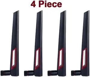 4 X 10dBi RP-SMA 2.4G5.8G Asus Dual Band ASUS Antenna AC88UAC68U Wall Through 10DBI High Gain 5GWIFI Antenna