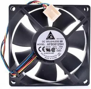 AFB0812SH 8cm 8025 80mm fan DC12V 0.51A 4 lines pwm computer chassis CPU large air volume cooling fan
