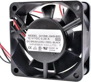 2410ML-04W-B50 6cm 6025 60x60x25mm 60mm fan DC12V 0.26A Computer chassis CPU power cooling fan