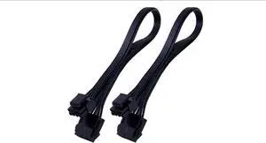 EPS 8 Pin Power Extension Cable TeamProfitcom ATX CPU 8 Pin Female to 8(4+4) Pin Male EPS Extension Cable for Motherboard 12 Inches (2 Pack)