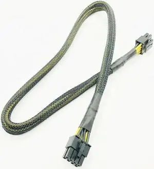 High Quality Black Sleeved CPU 8PIN 4+4PIN Modular Power Supply Cables 8Pin to 8Pin Power Cable for OCZ ZT/Great Wall 63CM 16AWG