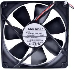 4710NL-04W-B59 12cm 120mm fan 12025 12V 0.74A Double ball bearing large air volume cooling 4710NL-04W-B59 12cm 120mm fan 12025 12V 0.74A Double ball bearing large air volume cooling