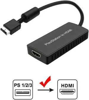 PS2 To HDMI, PS2 HDMI Cable, PS2 To HDMI Converter Support 1080P/720P, Composite To HDMI Works for PS1/2, HD Link Cable for PS2. PS1 To HDMI Cable, PS2 To HDMI Cable.