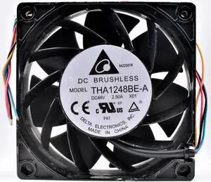 THA1248BE-A 12038 12cm 48V 2.50A aluminum frame communication equipment high wind pressure cooling fan