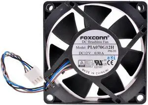 PAI070G12H 7cm 7025 70mm 70x70x25mm DC12V 0.90A 4 lines computer case CPU high air volume cooling fan